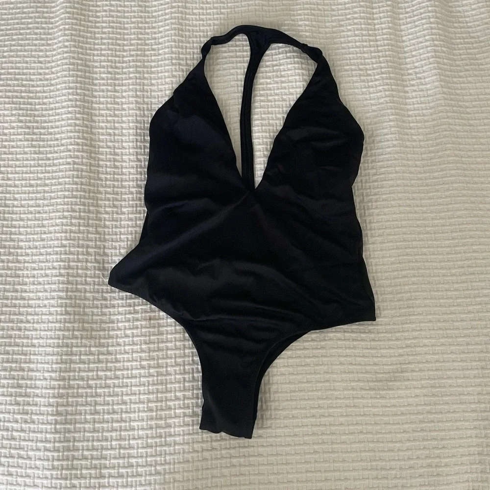 Peixoto deep racerback swimsuit - Picture 3 of 7